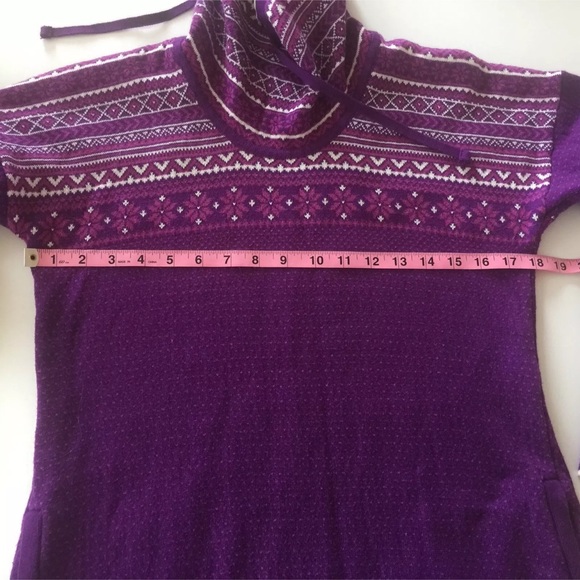 Avalanche Sweater Cowl Neck Purple Size Small - Picture 4 of 8